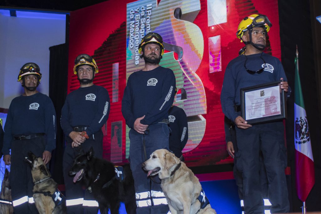 Frida reconocida en los II Premios Nacionales de Seguridad y Emergencias de México