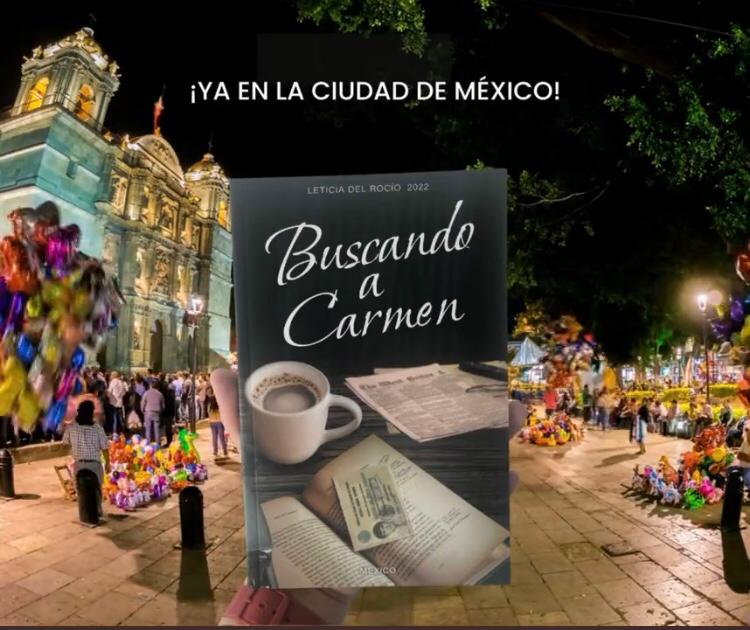 El libro “Buscando a Carmen”, obra que aborda el tema de las  violencias contra las  mujeres.