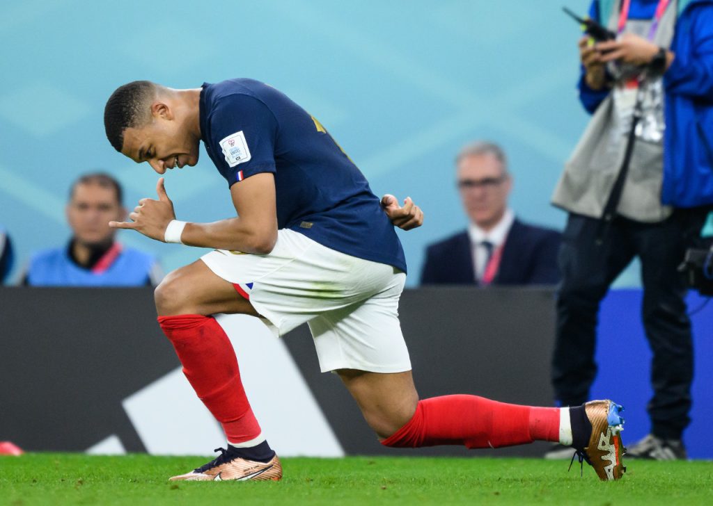 Mbappé es el goleador de la Copa Mundial, con cinco tantos.