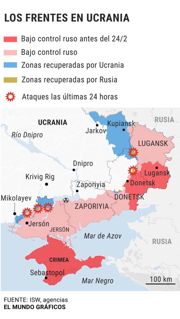 A doce meses de iniciado el conflicto.