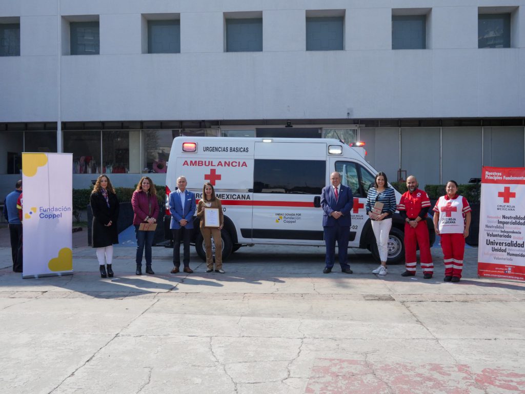 ●	La ambulancia donada beneficiará a más de 4 mil personas al año en CDMX.