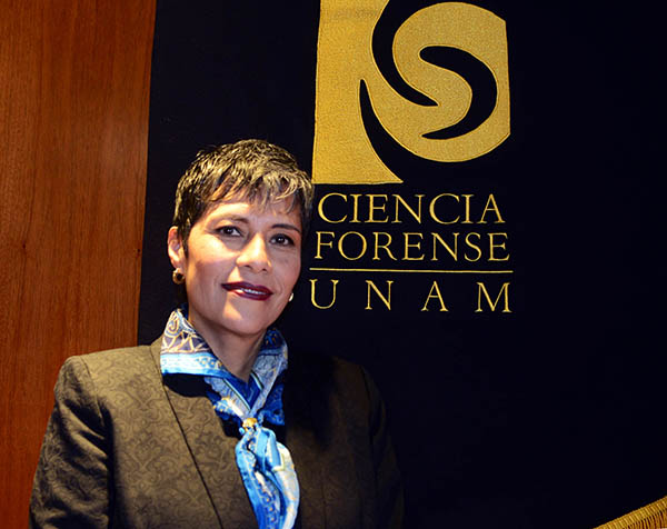 oraida García Castillo, directora de la Escuela Nacional de Ciencias Forenses.