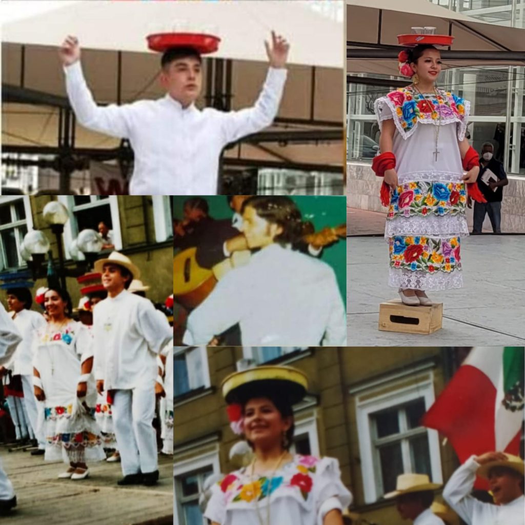 La abuela, María de Jesús Uribe García, la hija, Minerva Xochiquetzal Valdez Uribe, los nietos Eileen Darinka Ruiz Valdez e Ian Rafael Ruiz Valdez. 