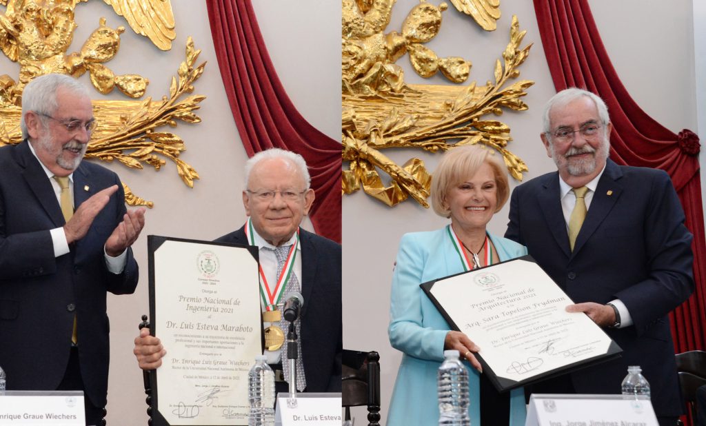 En la ceremonia de entrega de los galardones, el rector Enrique Graue reiteró que defenderá la autonomía universitaria.