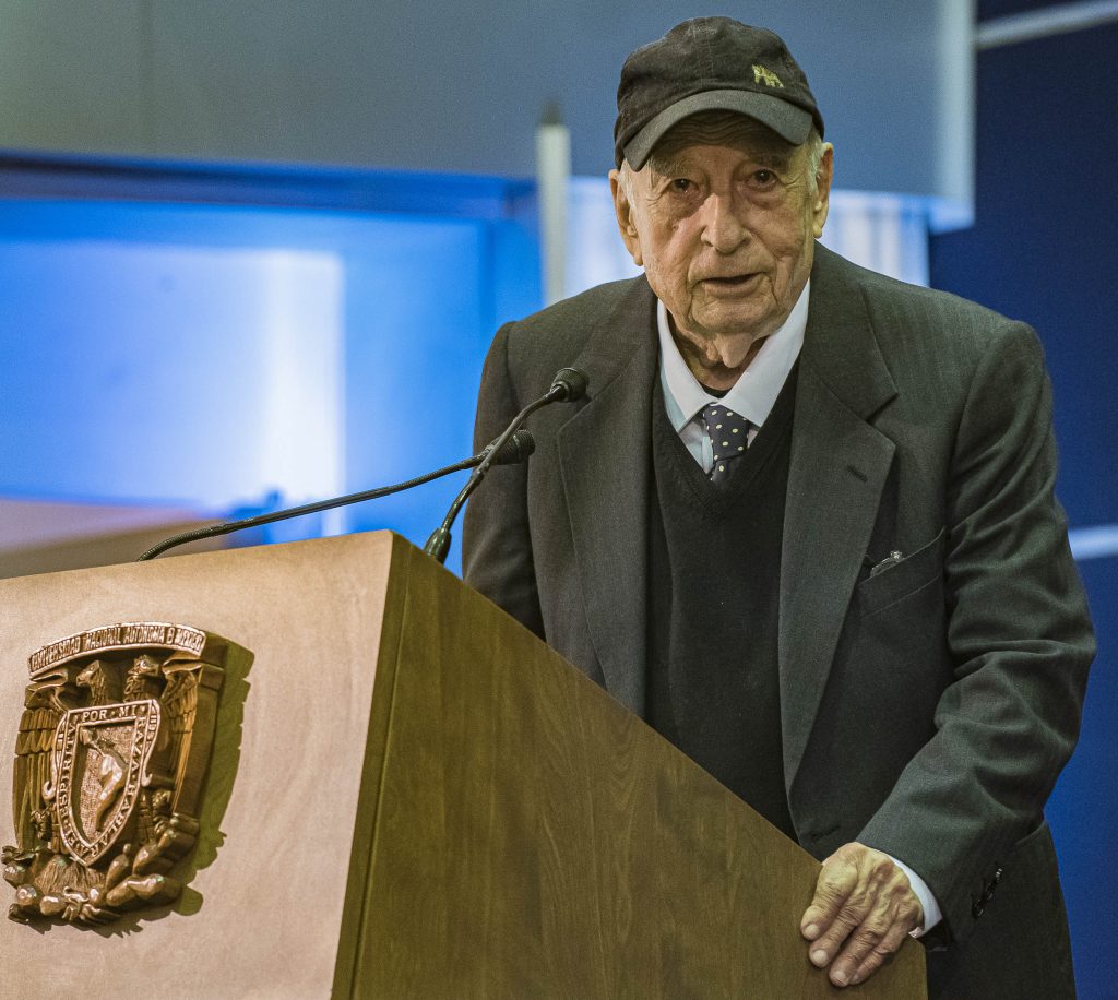 El ex rector de la UNAM, Pablo González Casanova, el 29 de julio de 2019.