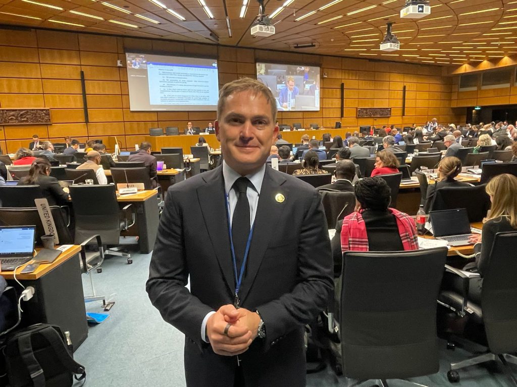 El diputado Javier López Casarín, presidente de la Comisión de Ciencia, Tecnología e Innovación en la ONU.