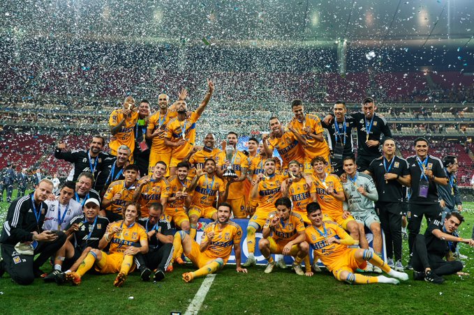 Tigres de la UANL campeón de la Liga MX.