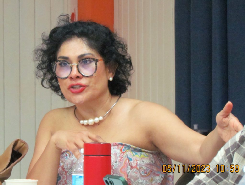 Maestra en Ciencias Lizbeth Pérez Zamorano, directora general de relaciones públicas y consultora turística.