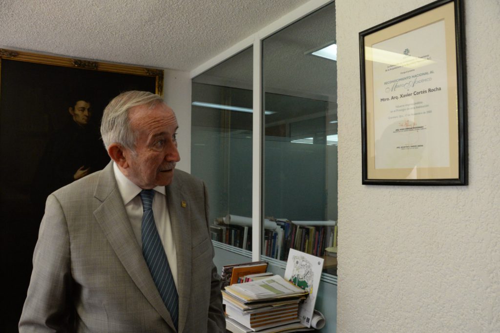 Xavier Cortés Rocha, profesor emérito de la UNAM.