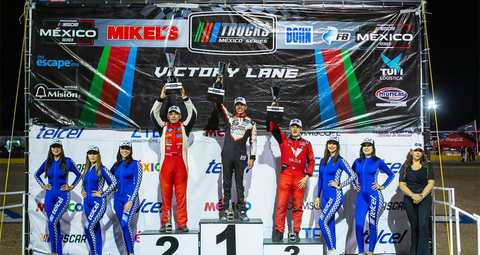 Se vivió la segunda carrera nocturna del año en Trucks México Series 2023 con lluvia.