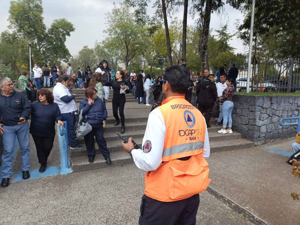 Coordina Protección Civil UNAM acciones preventivas en Ciudad Universitaria.