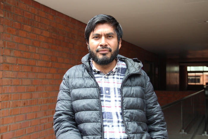 Wilfrido Gómez Arias, investigador del Instituto de Investigación y Tecnología Aplicada (InIAT) de la IBERO. (Foto Yazmín Mendoza)