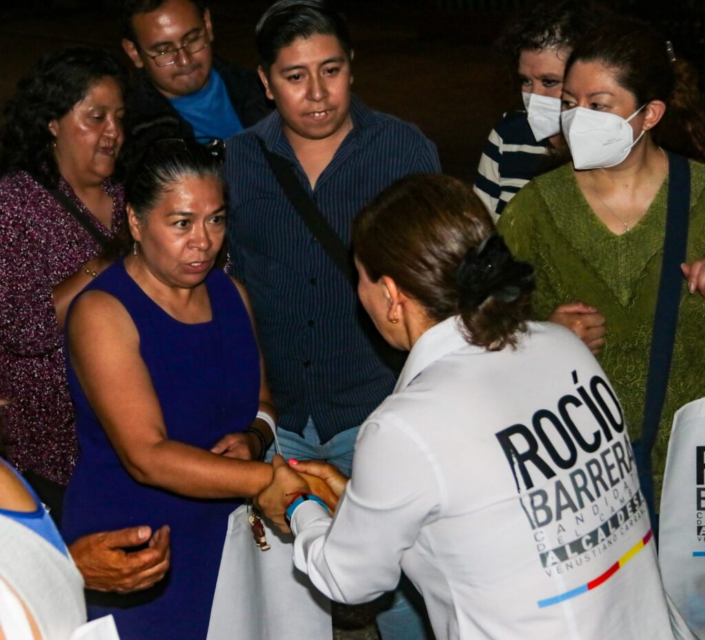 Rocío Barrera, candidata de la coalición “Va por Venustiano Carranza” aseguró que la campaña del miedo y la mentira esta destinada al fracaso.