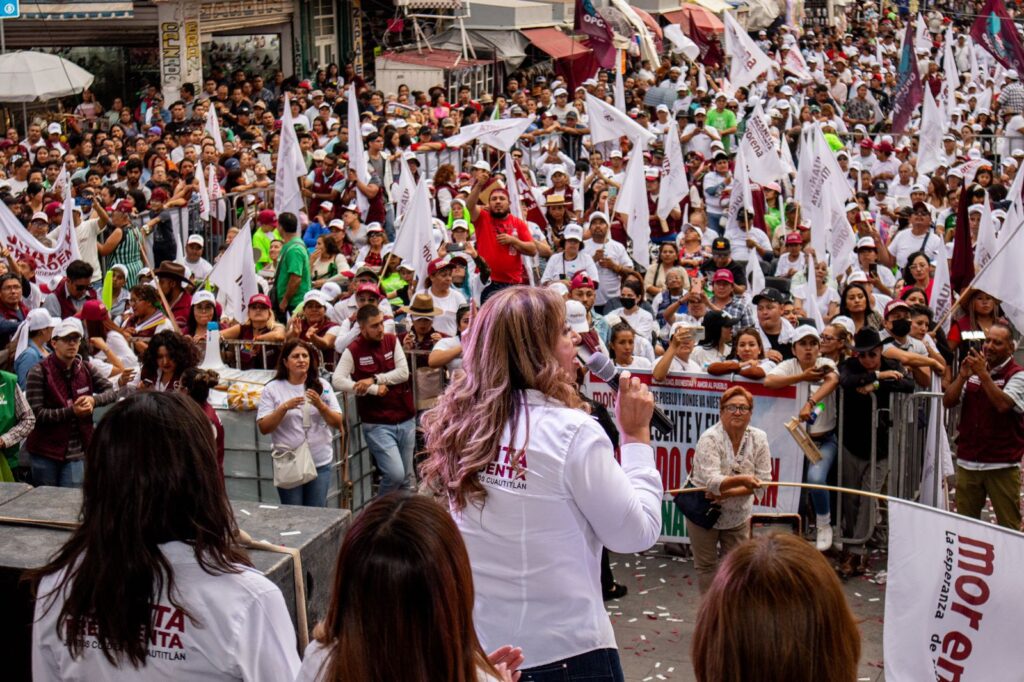 Necesitamos una revolución municipal, diagnosticó la candidata a alcaldesa por Morena.