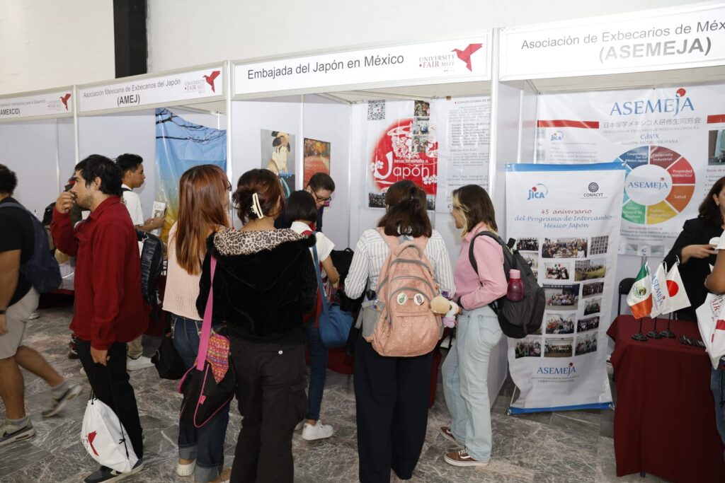 En paralelo, se realizó la Feria de Universidades y Encuentro de Estudiantes México-Japón.