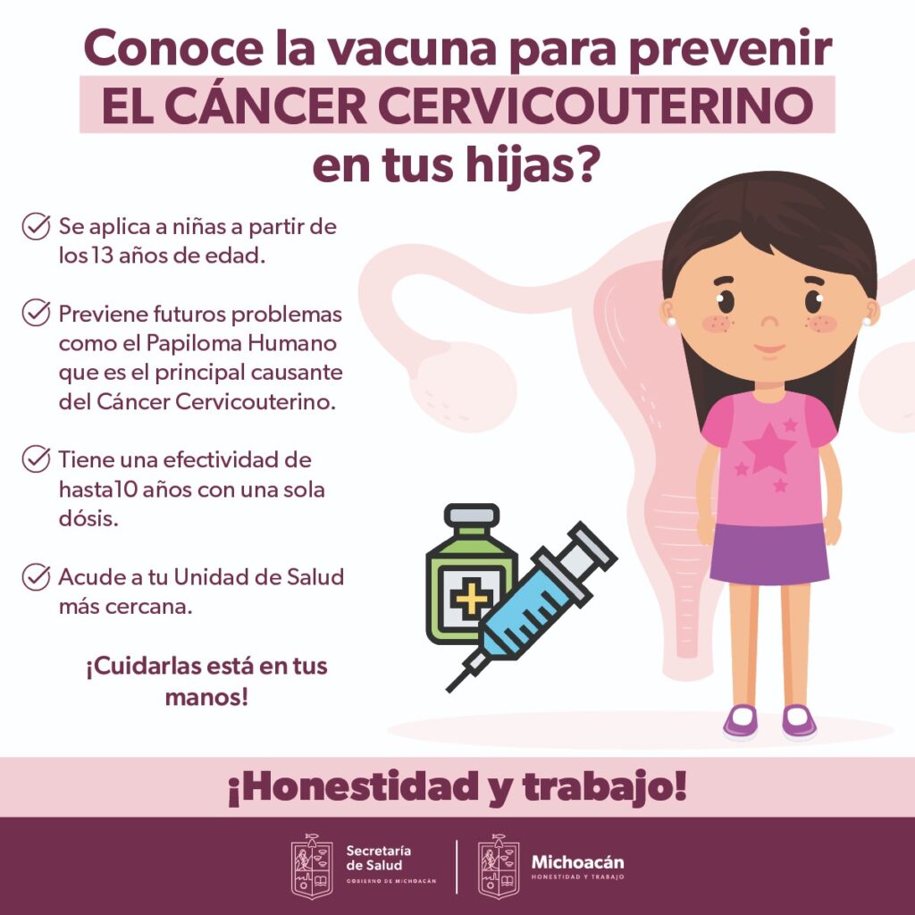 Se inmunizará a niñas de quinto grado de primaria; rezagadas de sexto año, es decir quienes no recibieron la vacuna en su momento, y de 11 años no escolarizadas.