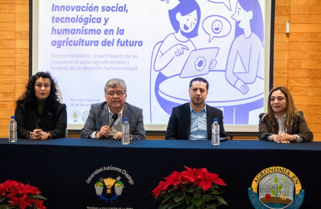 En Chapingo educación agraría en proceso de transformación. Mujeres líderes en el sector agroalimentario y su papel en el desarrollo humano integral.