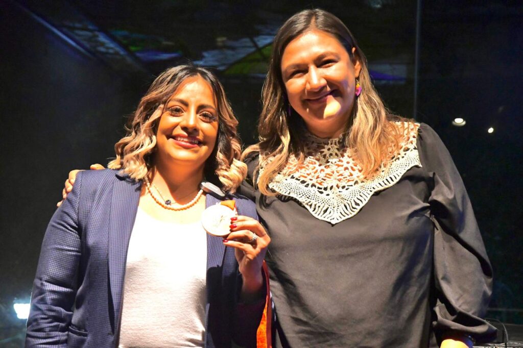 La alcaldesa de Azcapotzalco destacó que en la presente administración se brindarán todas las oportunidades y facilidades a las y los deportistas.