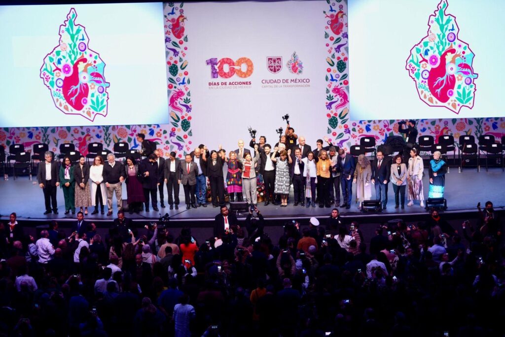 Ante miles de asistentes al Auditorio Nacional, Clara Brugada destacó las primeras acciones para crear una ciudad segura, próspera, igualitaria y feminista.