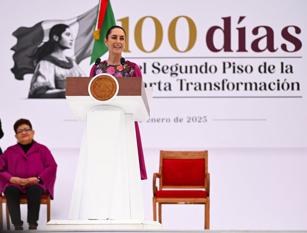 Presidenta Claudia Sheinbaum rindió informe al pueblo de México por los 100 días del Segundo Piso de la Cuarta Transformación.