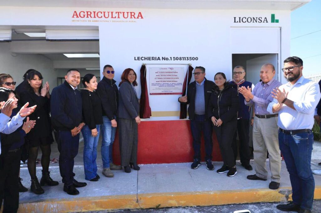 Ponen en marcha dos lecherías más de Liconsa en Tecámac; se suman a otras 36 existentes en el municipio.