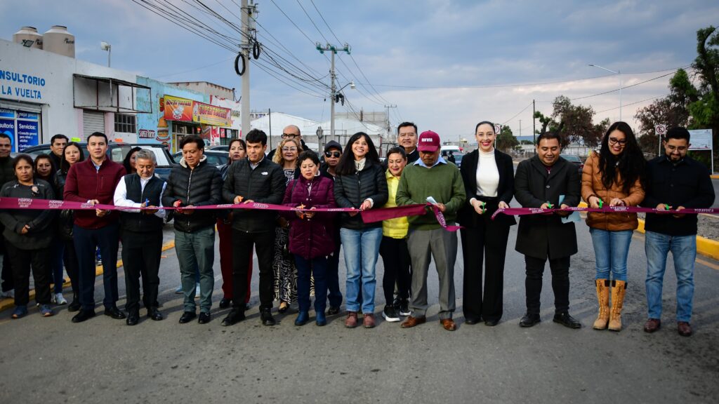 Tizayuca avanza en materia de vialidades, entrega rehabilitación del Boulevard de acceso a la comunidad El Carmen.