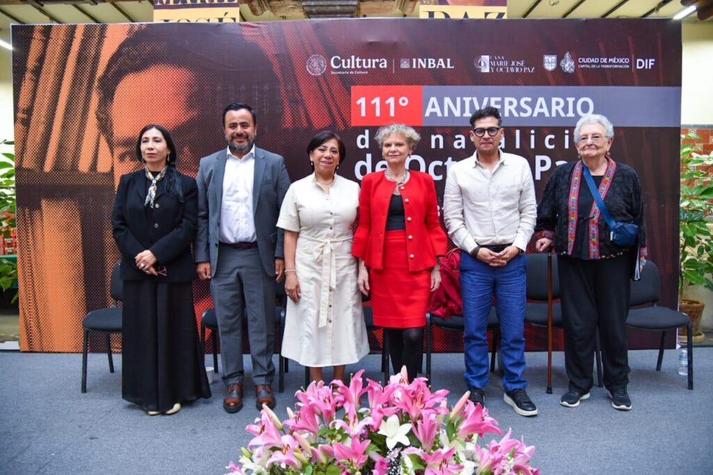 Celebran DIF y Casa Marie José y Octavio Paz el 111 Aniversario del Natalicio del Poeta Mexicano.