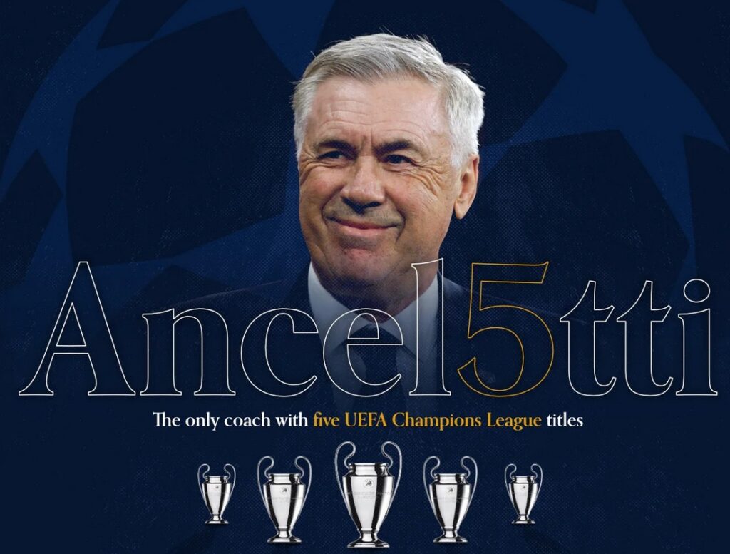 Lo primero es el corazón, después viene la mente y al final los objetivos. Carlo Ancelotti. Imagen: https://carloancelotti.it/