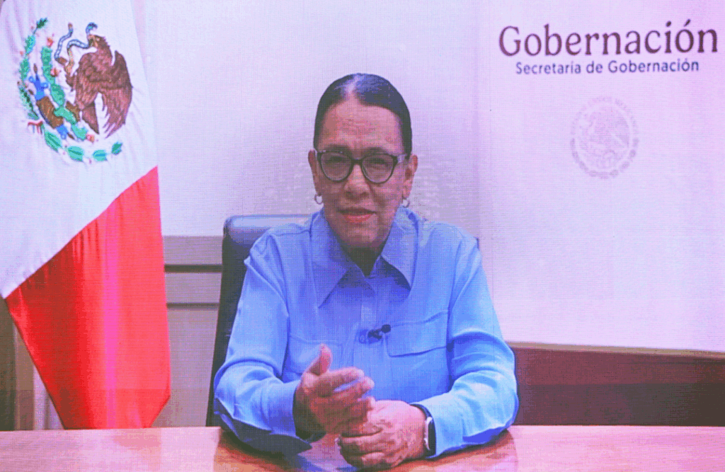 México no está condenado a la guerra, sino a la paz, dijo Rosa Icela Rodríguez Velázquez.