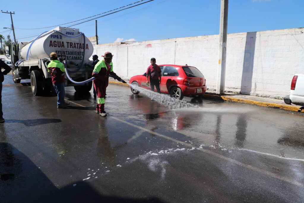 Gobierno de Tecámac en alerta por lluvias; realiza acciones concretas para mitigar inundaciones.