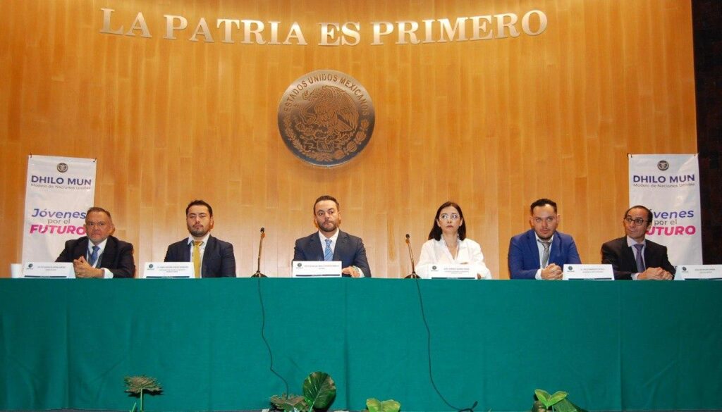 Juventudes mexicanas y del mundo construyen desde el Palacio Legislativo un nuevo orden mundial más justo, solidario y humano: DHILO MUN – ONU 2025.
