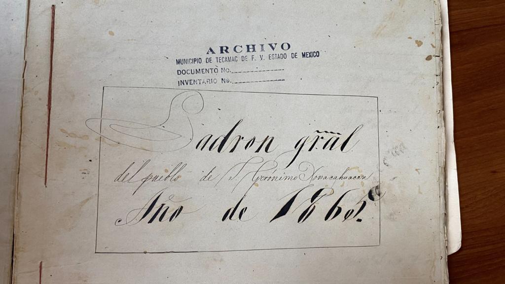Conserva Archivo Municipal Fieles Testigos de Años de la Historia de Tecámac.