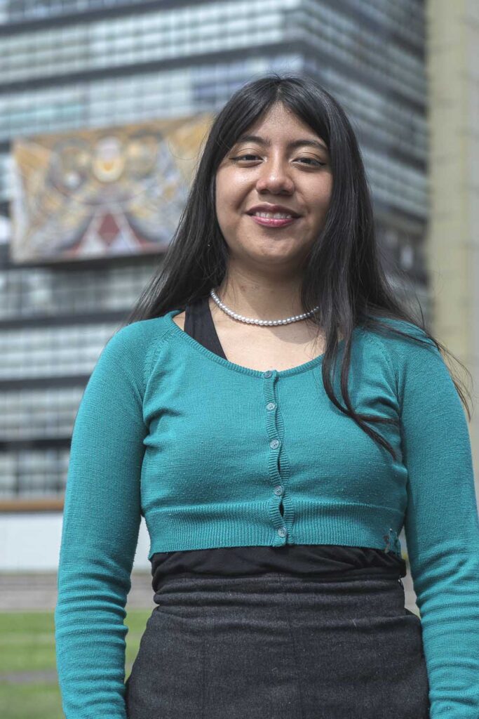 Anna Sofía Pérez Gordillo. Obtuvo calificación perfecta en el examen de ingreso a la UNAM y pronto será parte de la Facultad de Medicina.