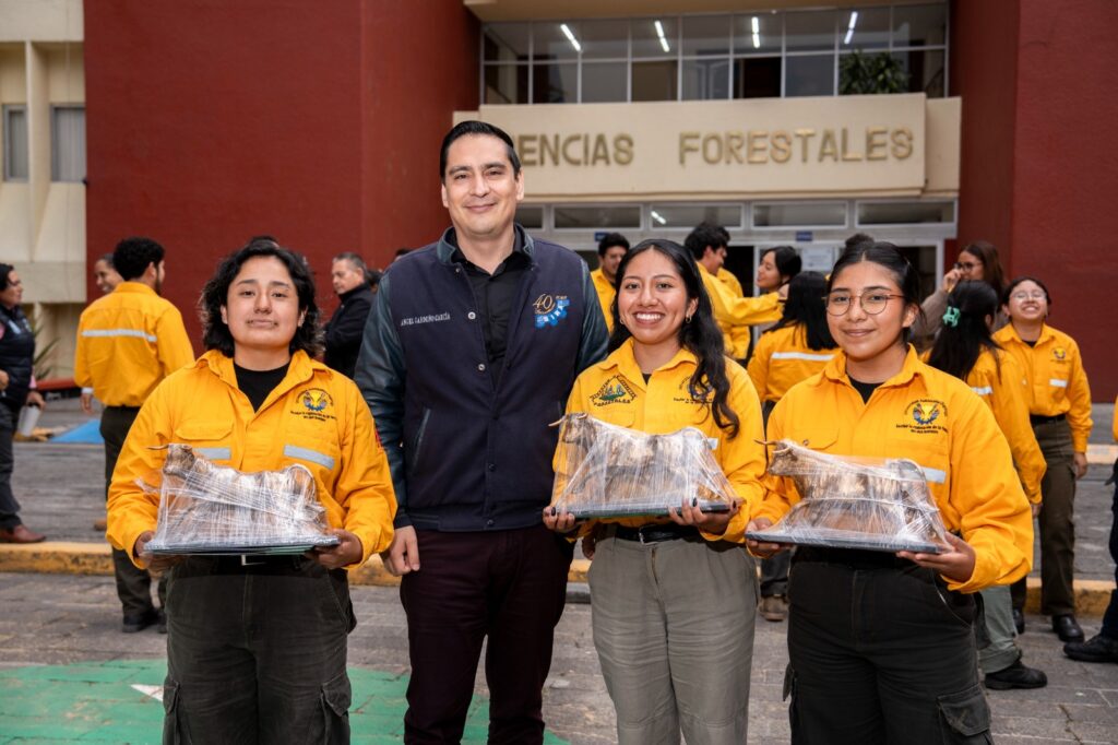 Cambio de estafeta en la Brigada de Manejo del Fuego Chapingo.