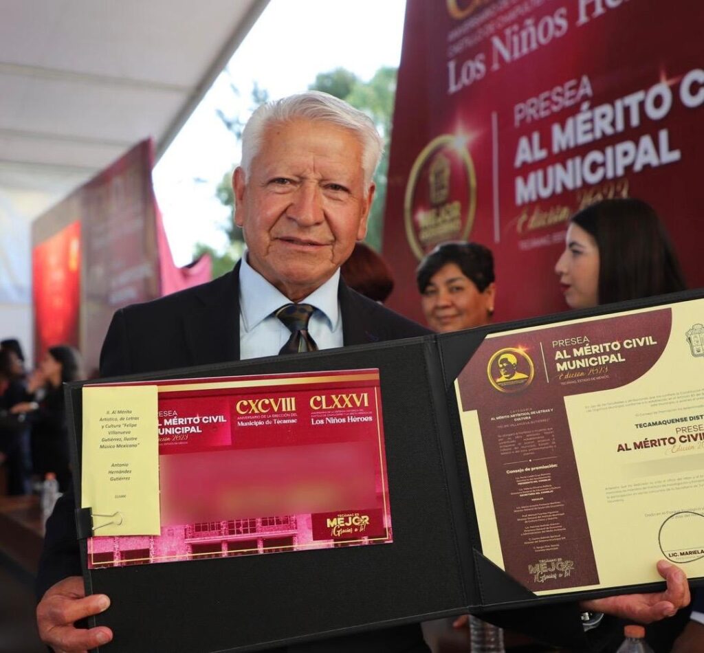Concluyó este viernes la Inscripción de aspirantes a la Medalla al Mérito Civil Municipal de Tecámac.