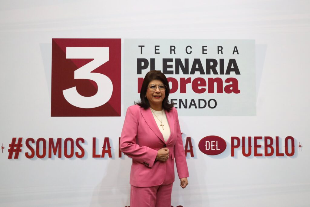 Eligen a Mariela Gutiérrez como Secretaria de la Mesa Directiva del Senado de la República.
