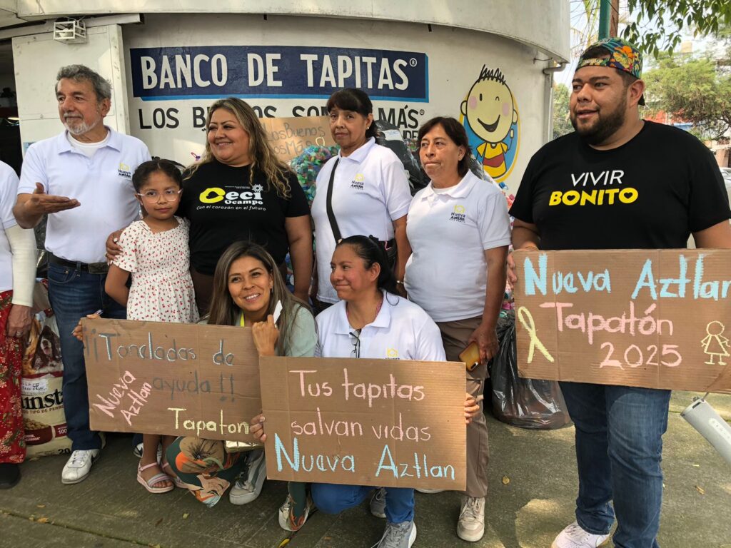 Ceci Ocampo: Es Tapatón de Nueva Aztlán, en la Aclaldía Cuauhtémoc. un compromiso con la salud infantil, por ello apoyamos al Banco de Tapitas.