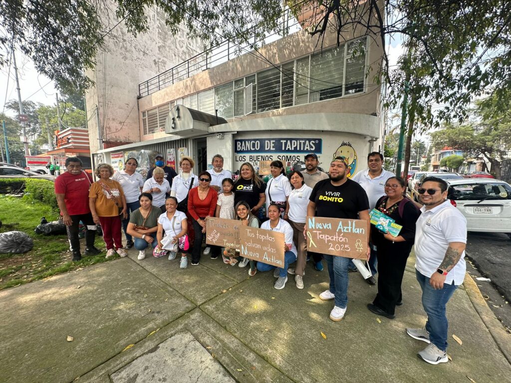 Se han donado 16 toneladas de tapitas en tres ediciones del Tapatón de Nueva Aztlán: Ceci Ocampo.