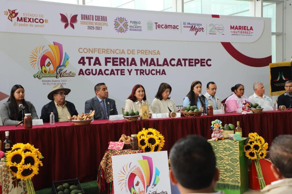 Del 9 al 14 de octubre se llevará a cabo la Cuarta Feria Malacatepec Aguacate y Trucha en el municipio de Donato Guerra, Estado de México
