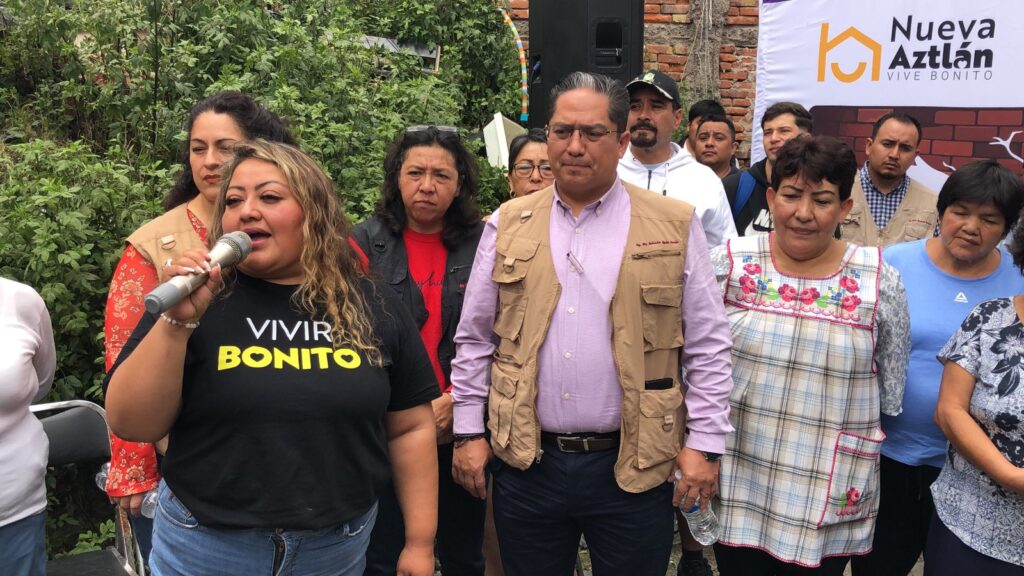 “Con el inicio de la etapa de la construcción, reafirmamos nuestro compromiso con la comunidad y nuestra determinación para seguir trabajando juntos y hacer realidad los demás proyectos que se están gestionando”, afirma la líder de Nueva Aztlán, Cecilia Ocampo.