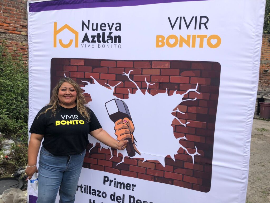 Movimiento Nueva Aztlán inicia la construcción de su primer desarrollo habitacional “Vivir Bonito” en la colonia Doctores, de la alcaldía Cuauhtémoc: Ceci Ocampo.