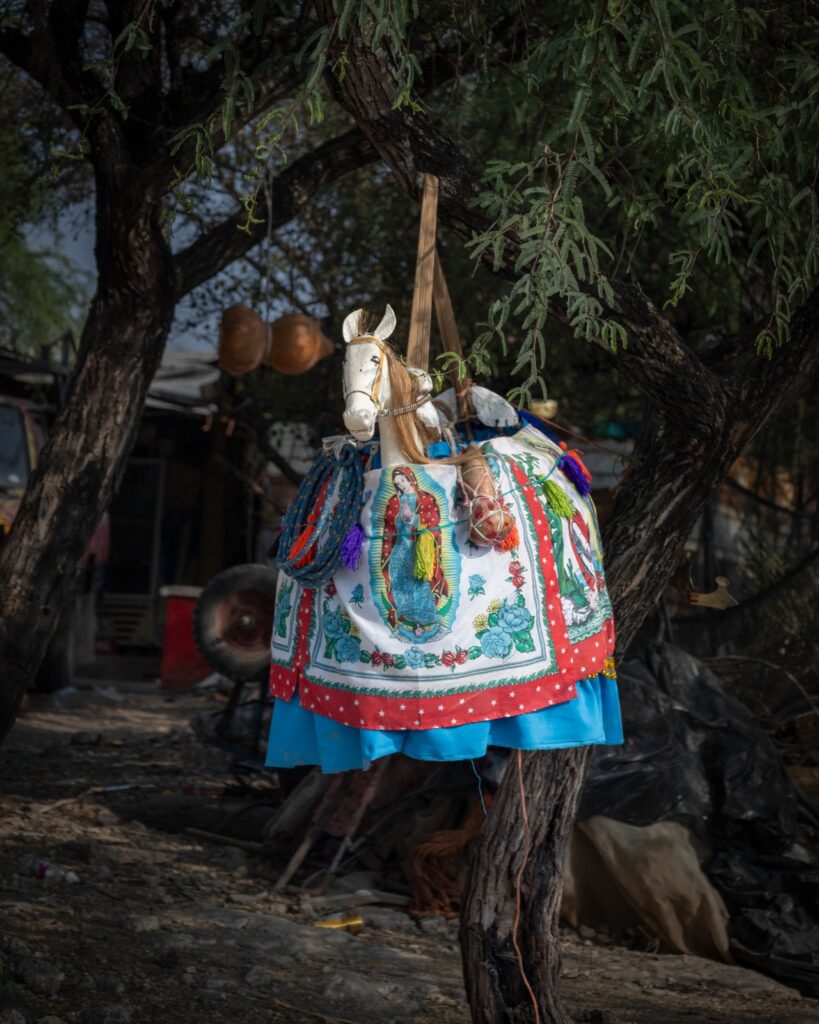 Pueblo Xi’úi interpreta en Chapingo danza ritual, en honor a uno de los santos más queridos por campesinos, ganaderos y artesanos: San Martín Caballero.