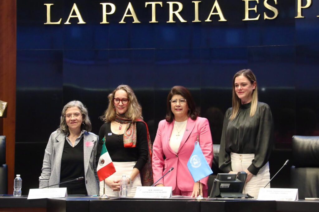 Fortalece el Legislativo mexicano el marco jurídico en materia de Igualdad e Inclusión de las Mujeres: senadora Mariela Gutiérrez Escalante.