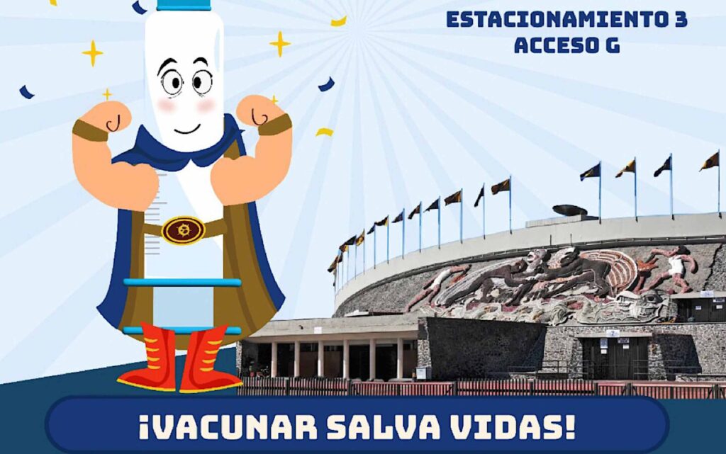 Por la época invernal, inicia UNAM semana de vacunación para toda la población.