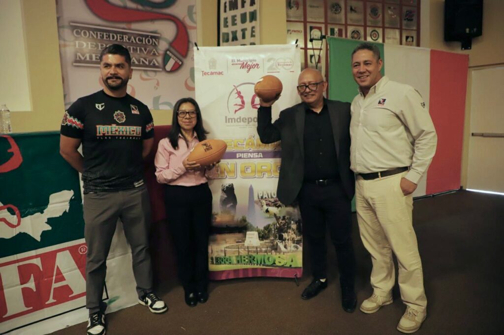 Tecámac sede del 12º Nacional de Flag Football; se romperá el Récord Guinness.