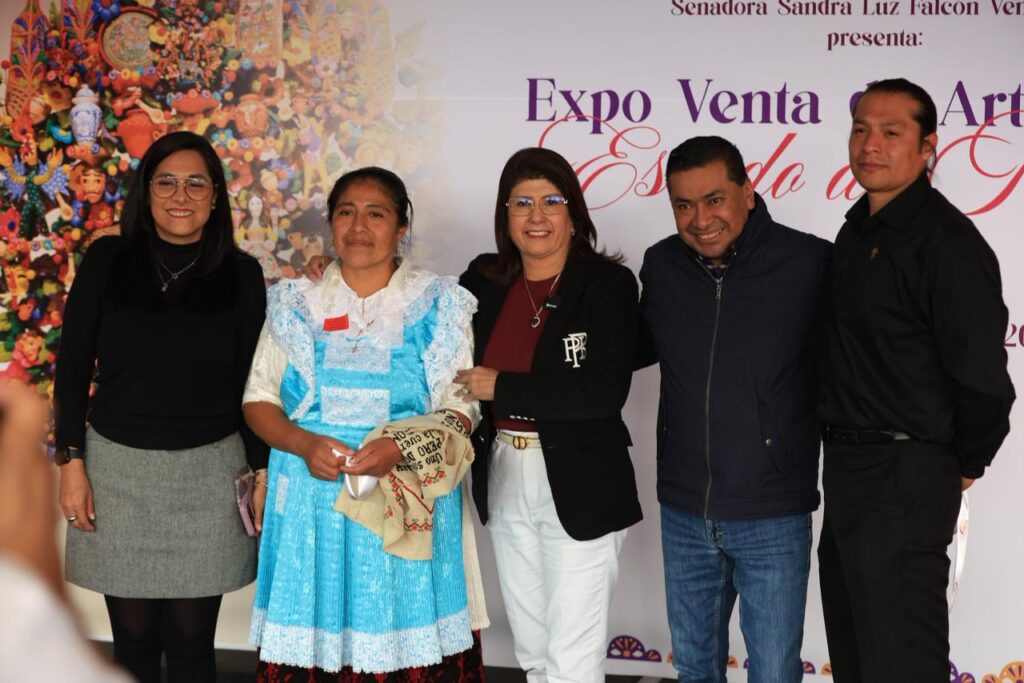 En el marco de la apertura de la Expo Venta de Artesanías del Estado de México Mariela Gutiérrez pidió consumir lo bien hecho.