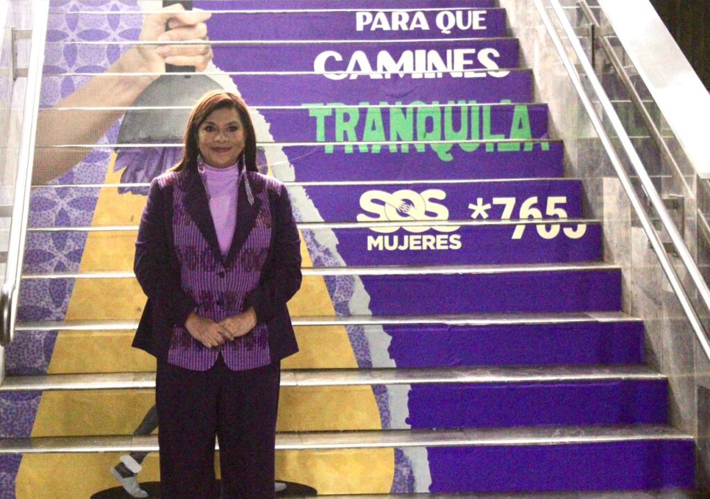 Al dar la bienvenida a la movilización de este 25 de noviembre, Clara Brugada puntualizó que en la capital “se marcha contra la violencia y sin violencia”.