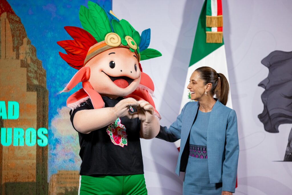 Anuncia Presidenta inversión de 2 mil mdp en movilidad para cada una de las sedes del Mundial FIFA 2026: CDMX, Jalisco y Nuevo León.