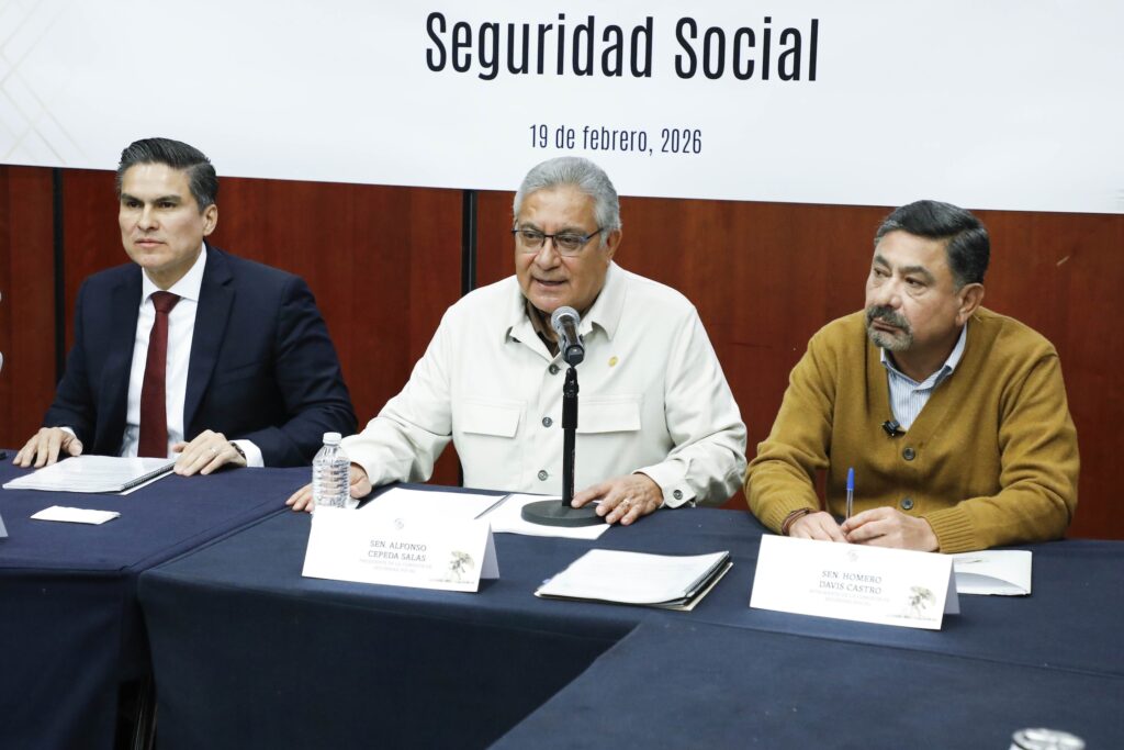 Aprueba Comisión de Seguridad Social reformas en favor de niñas y niños de las guarderías del IMSS. Senadores Pável Jarero y Alfonso Cepeda.