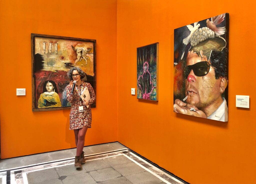 Por primera vez en la SHCP se muestra una selección de autorretratos de las
colecciones Pago en Especie y Acervo Patrimonial, que indaga la identidad, la
mirada interior y la autorrepresentación de las y los artistas.